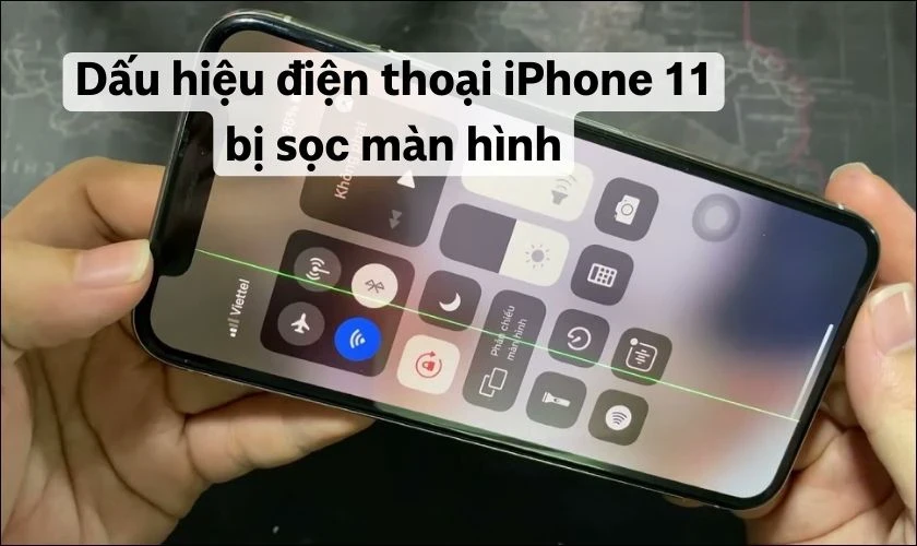 Sửa màn hình iPhone 11 bị sọc ngang bao nhiêu tiền?