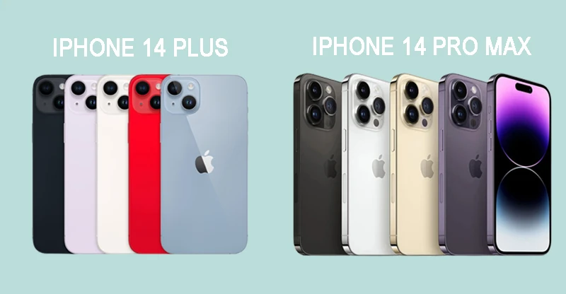 So sánh iPhone 14 Plus và iPhone 14 Pro Max - Sự khác biệt lên tiếng