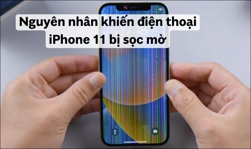 Sửa màn hình iPhone 11 bị sọc ngang bao nhiêu tiền?