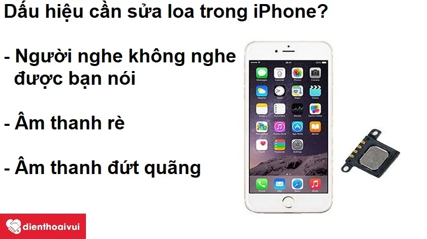 Thay loa trong điện thoại iPhone