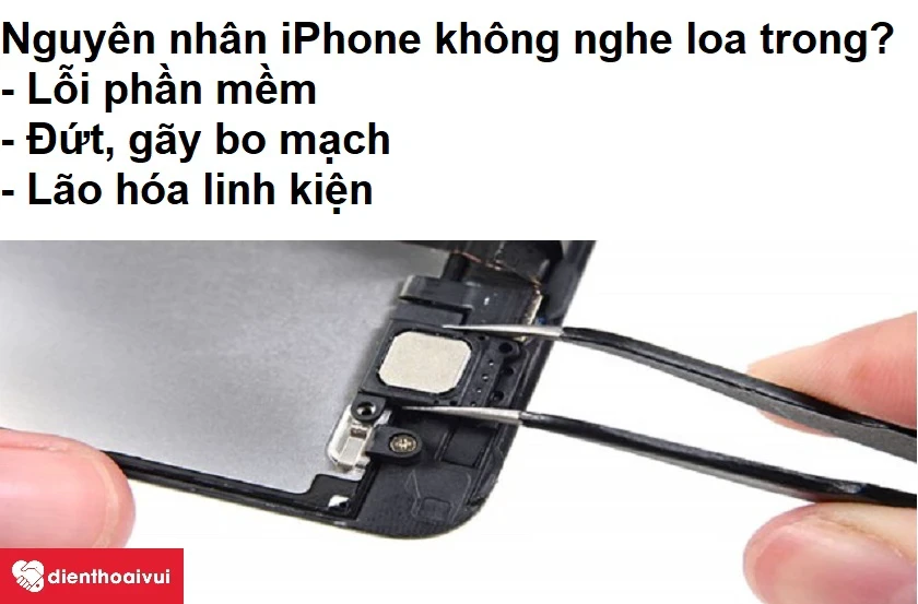 Thay loa trong điện thoại iPhone