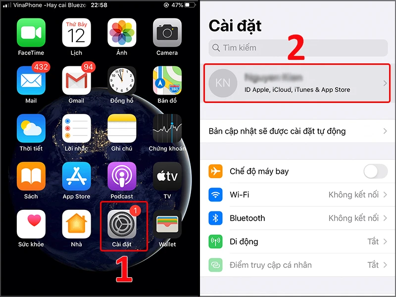 Cách tắt iCloud, xóa dữ liệu đồng bộ iCloud trên iPhone, iPad đơn giản - Thegioididong.com