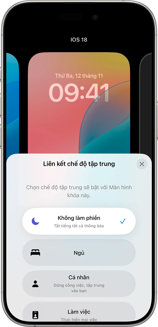 Cách bật hoặc tắt tính năng Không làm phiền trên iPhone