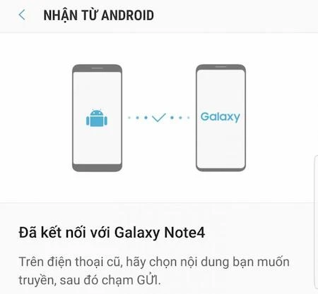 Hướng dẫn cách chuyển dữ liệu từ Android sang Android đơn giản