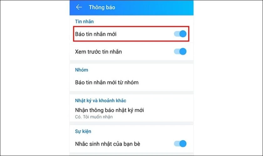 Cách sửa lỗi Zalo không thông báo tin nhắn nhanh chóng