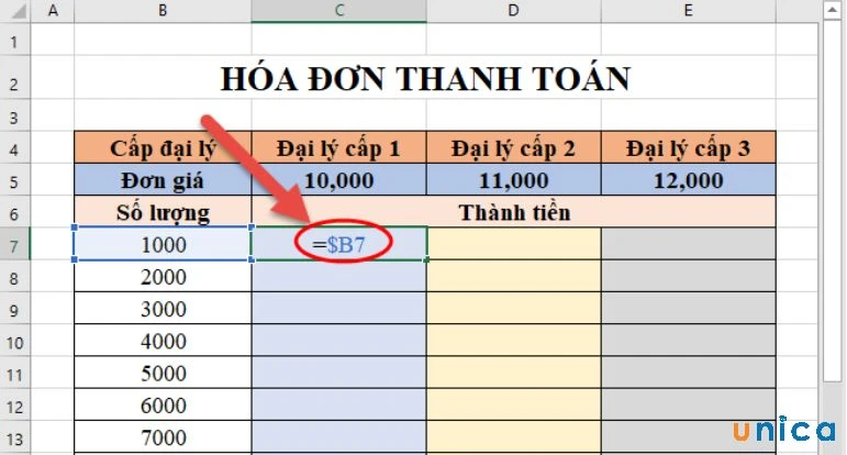 Hướng dẫn cách cố định hàm trong excel đơn giản, nhanh chóng