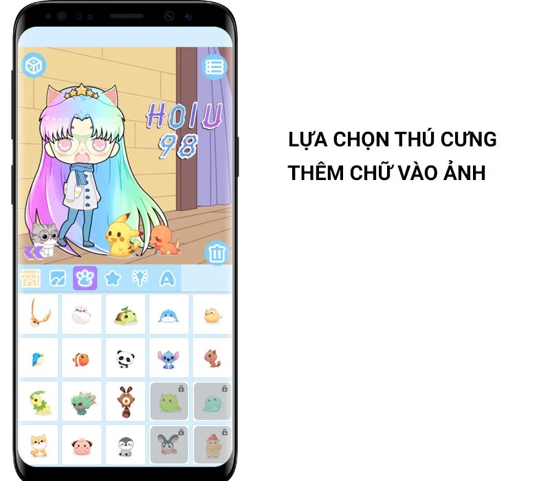 Cute Avatar Maker - Tạo ảnh hoạt hình chibi dễ thương