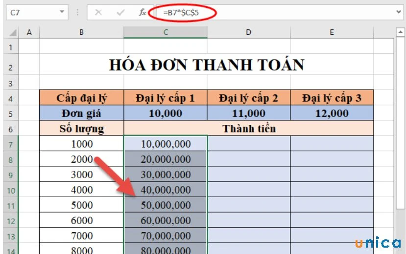 Hướng dẫn cách cố định hàm trong excel đơn giản, nhanh chóng