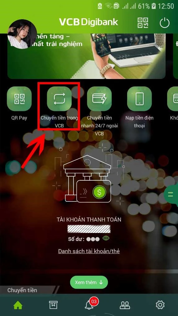 2 cách chuyển khoản Vietcombank online trên điện thoại, máy tính, PC đơn giản