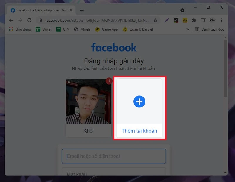 Cách chuyển, đổi tài khoản Facebook nhanh trên điện thoại, máy tính