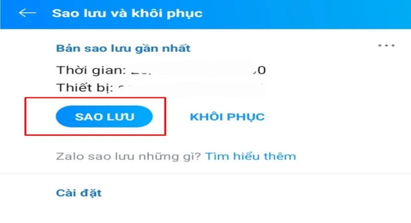 Cách chuyển zalo sang điện thoại khác không mất dữ liệu