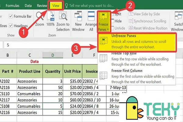 Hướng dẫn cách cố định ô trong Excel nhanh chóng nhất