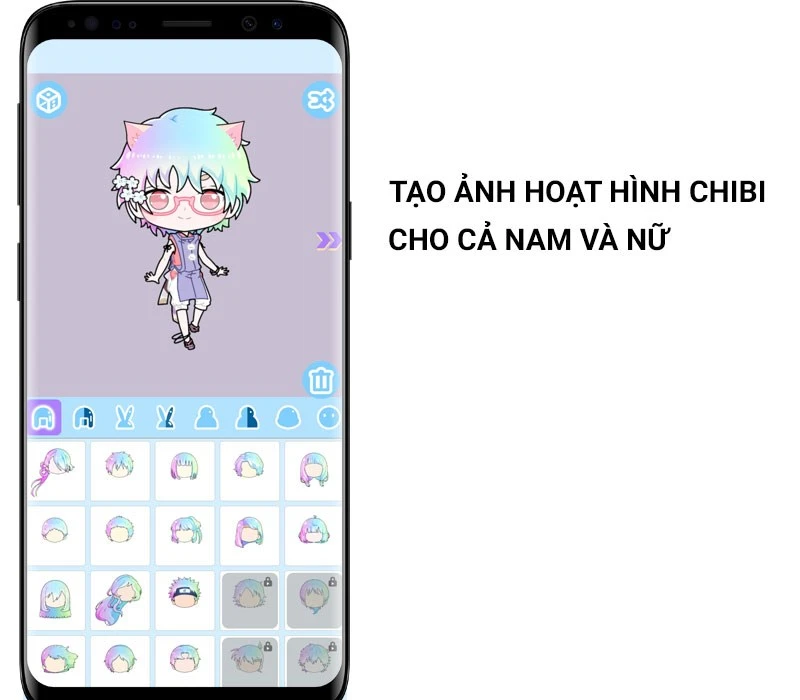 Cute Avatar Maker - Tạo ảnh hoạt hình chibi dễ thương