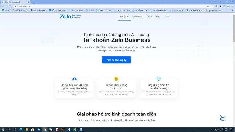 Hướng dẫn đăng ký Zalo Business đơn giản, nhanh chóng