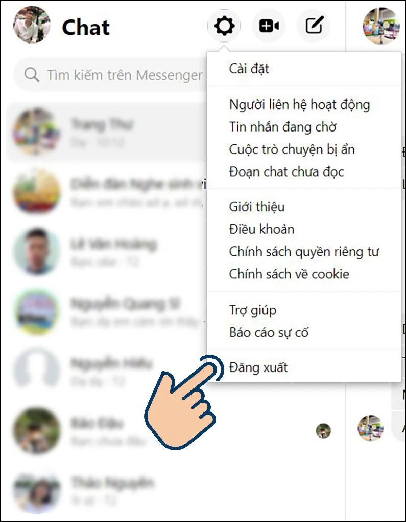 Cách đăng nhập và đăng xuất Messenger web trên máy tính dễ dàng