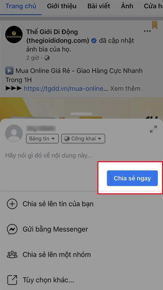 Cách chia sẻ bài viết công khai trên Facebook cực nhanh, cực đơn giản