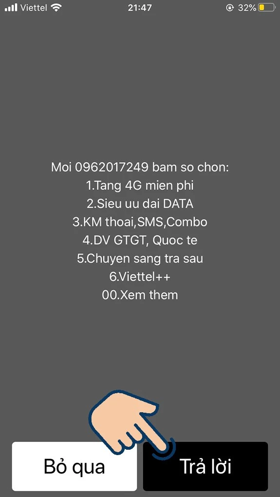 Cách đăng ký các gói cước 4G phổ biến của Viettel vô cùng đơn giản