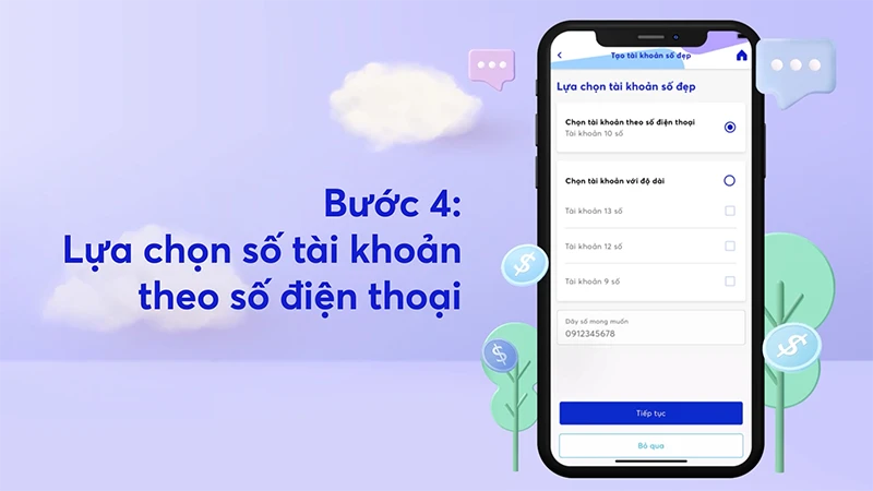Cách mở số tài khoản ngân hàng trùng với số điện thoại - MB Bank
