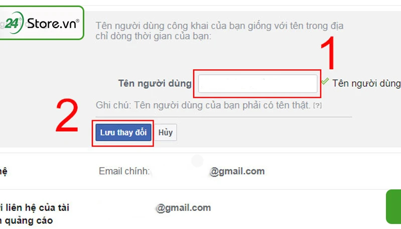 Hướng dẫn cách đổi link Facebook cá nhân cực kì DỄ DÀNG