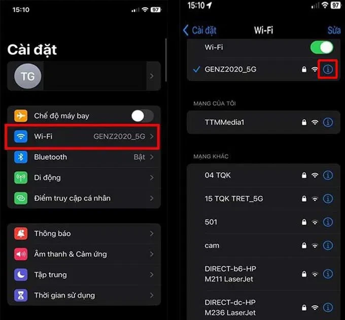 Xem mật khẩu wifi trên điện thoại iPhone và Android siêu dễ chỉ với một cú chạm