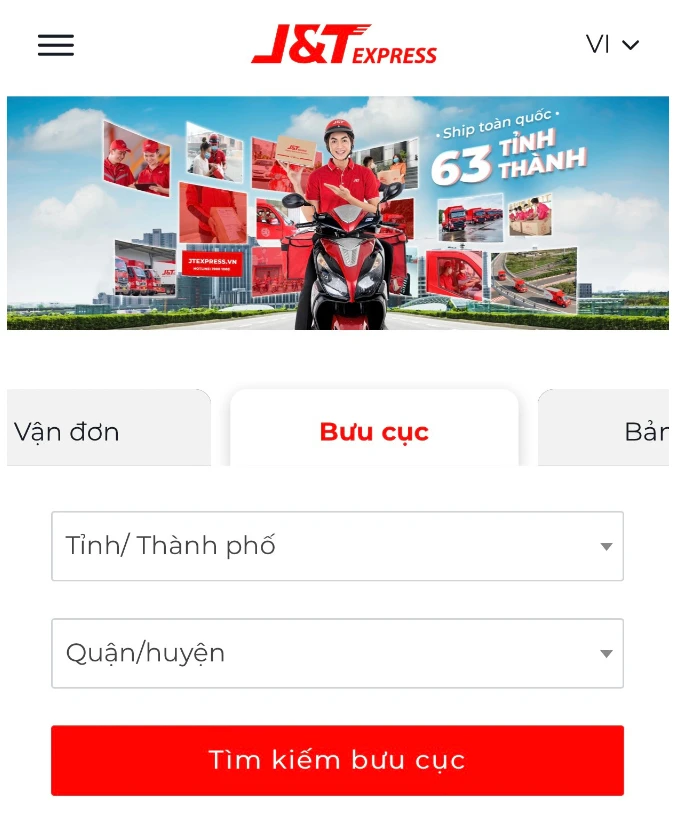 Tra mã vận đơn J&T Express