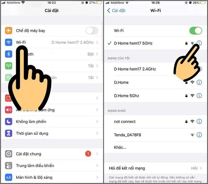 Xem mật khẩu wifi trên điện thoại iPhone và Android siêu dễ chỉ với một cú chạm