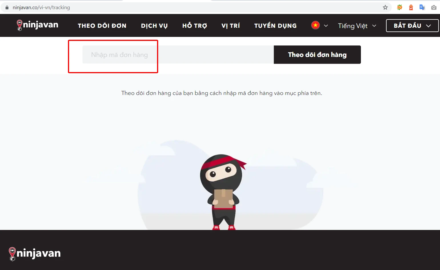 Cách tra cứu vận đơn Ninja Van, theo dõi đơn hàng Ninja Van dễ dàng nhất