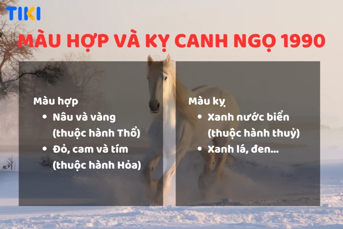 Tuổi Canh Ngọ 1990 mệnh như thế nào? Hợp với tuổi nào? Cùng xem màu sắc nào phù hợp!