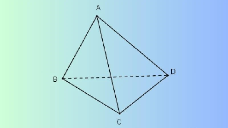 Tứ diện là gì? Tính chất, công thức, bài tập ứng dụng của tứ diện và tứ diện đều