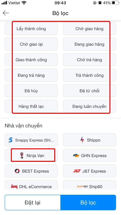 Cách tra cứu vận đơn Ninja Van, theo dõi đơn hàng Ninja Van dễ dàng nhất