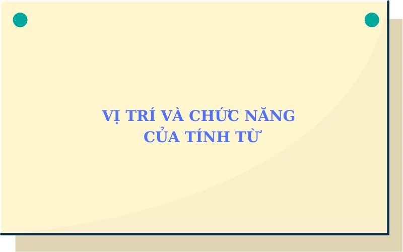 Tính từ là gì? Vị trí, chức năng, phân loại và hướng dẫn cách sử dụng khi học tiếng Việt