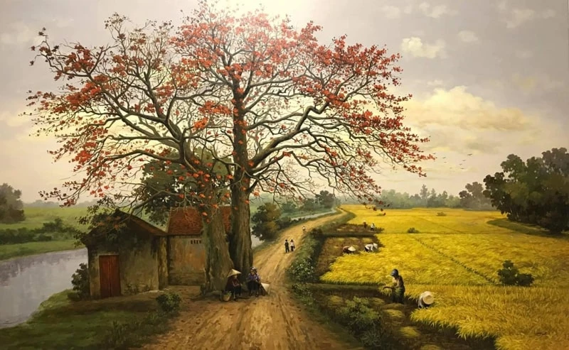 Khám Phá Tranh Phong Cảnh Dễ Vẽ Đầy Nghệ Thuật