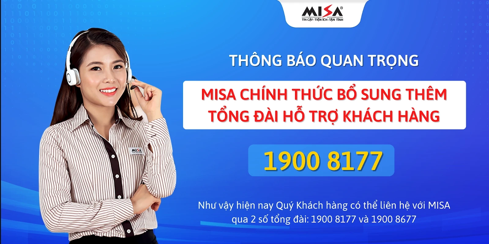 Các hình thức hỗ trợ Misa (Tổng đài Misa, ứng dụng MISA SUPPORT, nhóm Facebook Misa SME)