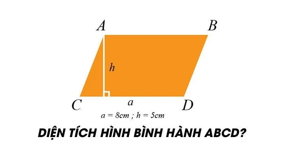 CÔNG THỨC TÍNH DIỆN TÍCH HÌNH BÌNH HÀNH, CHU VI HÌNH BÌNH HÀNH CHUẨN NHẤT