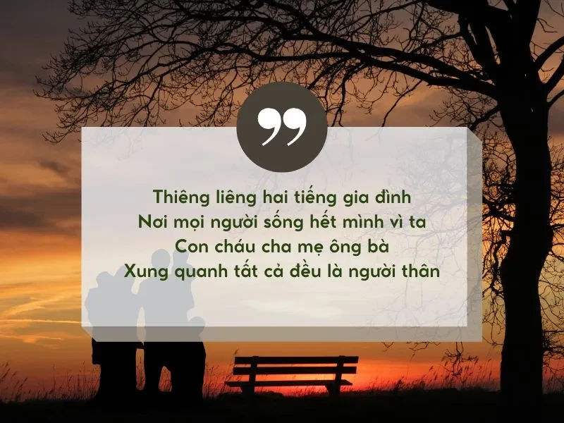 Thơ lục bát về gia đình và tình cảm gia đình xúc động