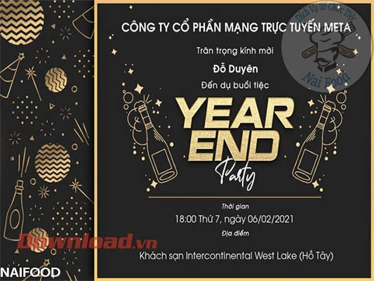 21+ các mẫu thư mời tiệc tất niên công ty bạn nên xem qua