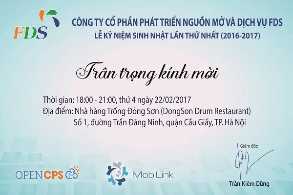 Cách viết thư mời dự tiệc tất niên, sinh nhật, liên hoan hay