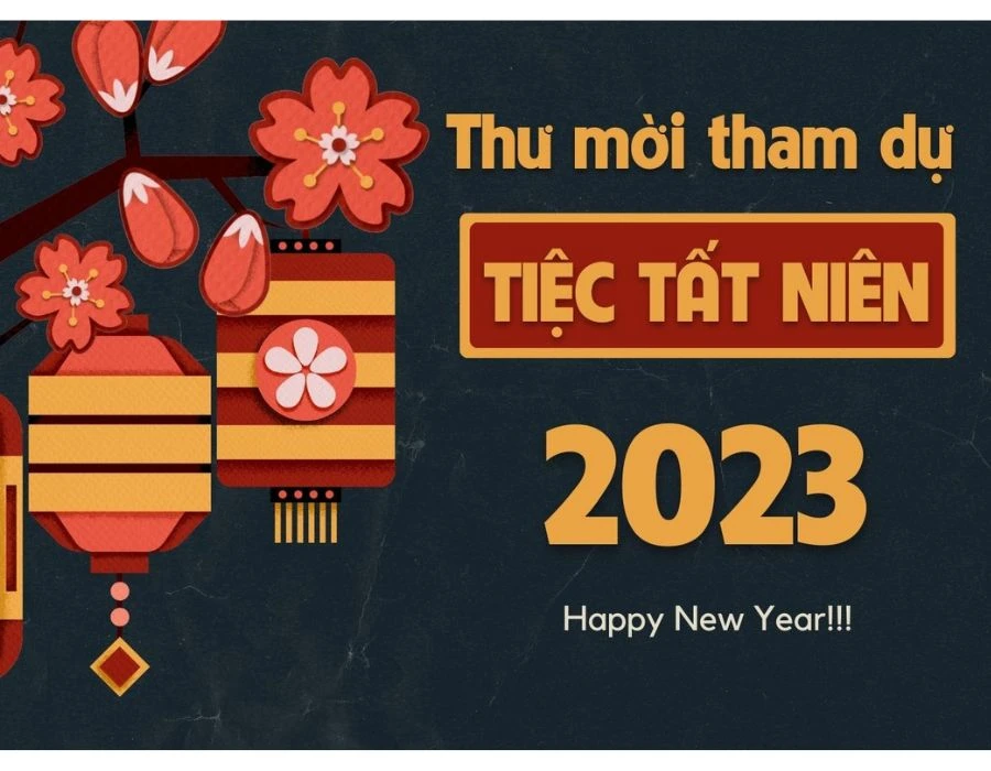 Top 10+ mẫu thiết kế thiệp mời tất niên 2024 đẹp cho Công ty