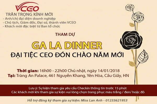 Cách viết thư mời dự tiệc tất niên, sinh nhật, liên hoan hay