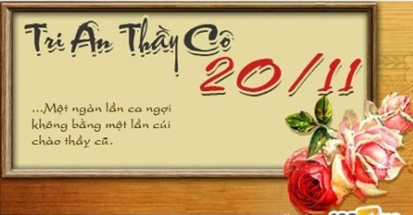 Những bài thơ hay ngày 20/11 dành tặng thầy cô