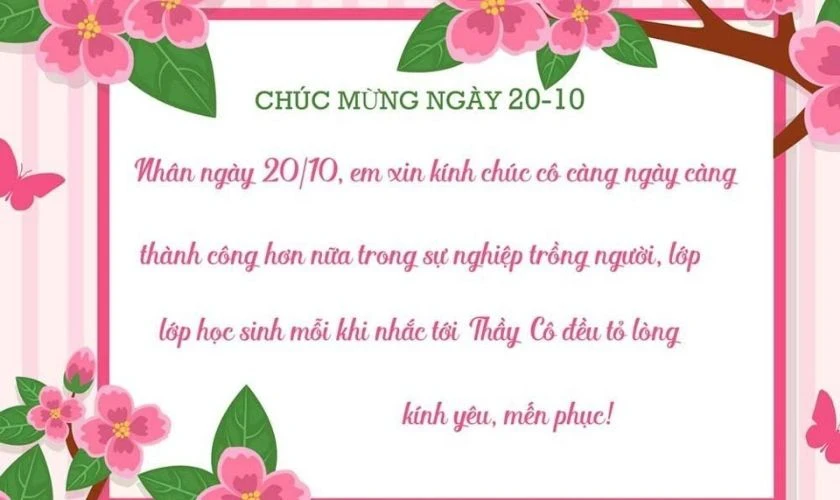 99+ mẫu thiệp 20/10 sáng tạo, ý nghĩa nhất 2025