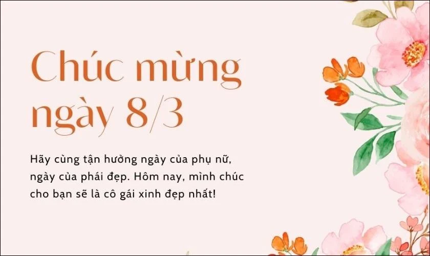 30+ mẫu ảnh thiệp tặng quà 8-3 dành cho phái đẹp