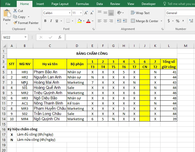 Hướng dẫn cách chèn nhiều hàng hoặc cột trong Excel