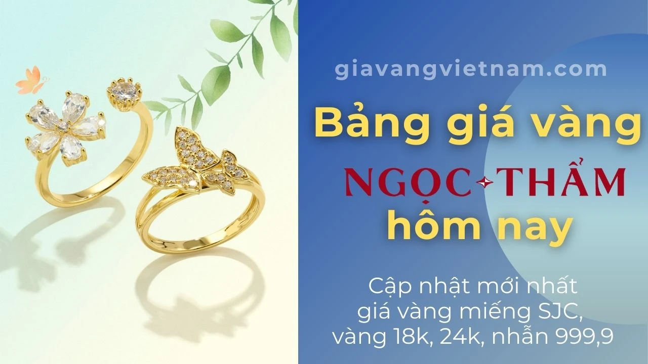 Giá vàng công ty ngọc thẩm mỹ tho hôm nay và xu hướng đầu tư