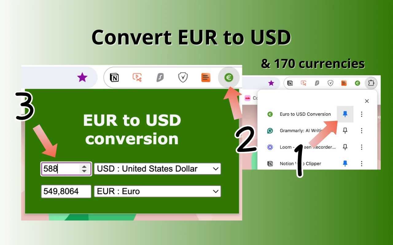 Hướng dẫn đổi eur sang usd hiệu quả và chính xác